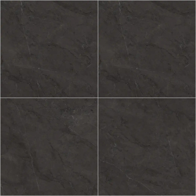 Pas de décoloration gris foncé marbre poli plaques de pierre sintrée 1200x1200mm Pour l'hôtel