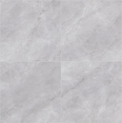 Pièces de pierre sintrée en marbre gris poli 1200x1200mm résistantes aux acides pour chambre à coucher