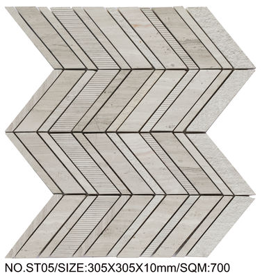 Mosaïque de piscine de 305x305 mm pour le salon