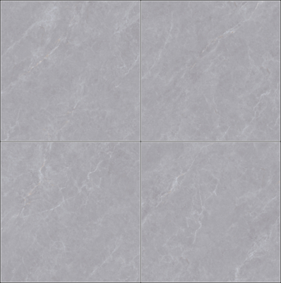 Carreaux de porcelaine en brique de feu 800x800 mm gris marbre poli et vitré pour salle à manger et projet