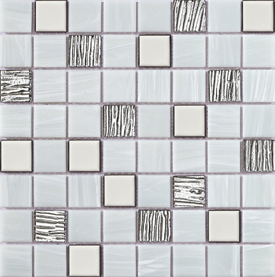 304x304mm Murs intérieurs en verre Mosaïques de piscine pour la décoration et le projet