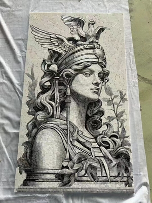 Mosaïques d'art antibactériennes et antidérapantes pour la décoration et l'aménagement intérieur 6 styles