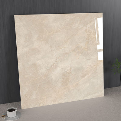 Antibactérien résistant aux taches Lumière de sol intérieur Marron 1000x1000 mm Carreaux de porcelaine vernis poli Pour le salon et la salle à manger