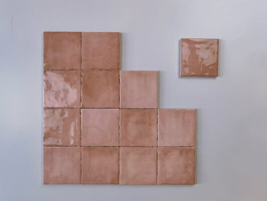 Carreaux en céramique résistant à l'usure 10x10 cm bleus pour cuisine et salle de bain