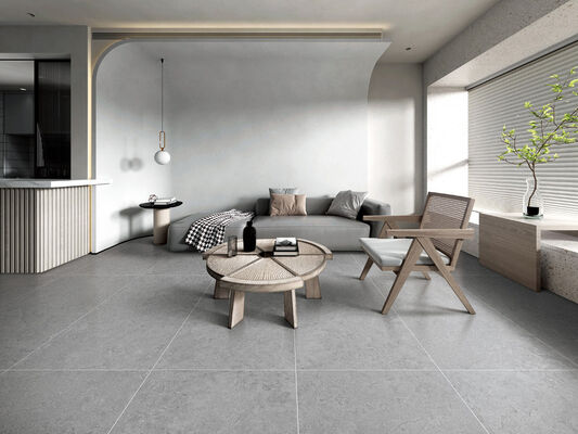 Grise résistant aux taches 600x1200mm Surface de moule mat Carreaux de porcelaine pour restaurant et décoration