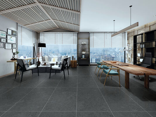 Aucun carrelage d'intérieur de porcelaine du charbon de bois 600x1200mm de surface de moule de Matt de plancher de décoloration pour l'hôtel et la cuisine
