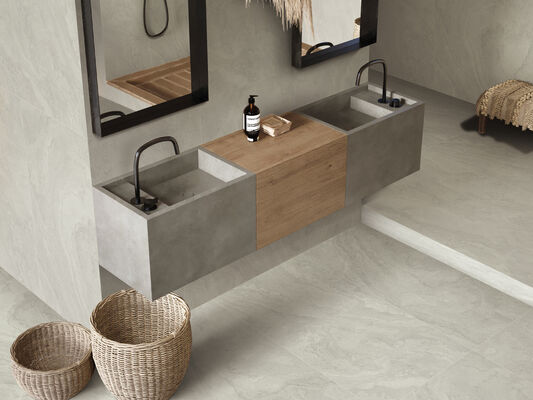 Beige écologique et élégant 600x1200mm Matt avec des carreaux de porcelaine de surface de moule pour la construction et le projet