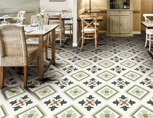 Carreaux de porcelaine marocaine de qualité AAA 20x20cm finition mate