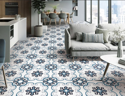 Carreaux de porcelaine ciment 20x20cm Absorption d'eau 3%