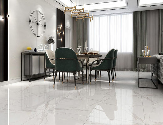 les carrelages de couleur d'or de 4pcs/Ctn 29kgs/Ctn, 600x600mm ont glacé les tuiles polies de porcelaine