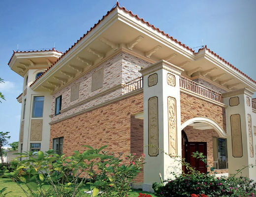 le revêtement en pierre extérieur de 9.5mm D.C.A. couvre de tuiles la villa extérieure de 150x600mm