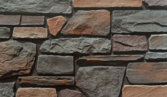 Brique cultivée externe de pierre de Homestone rustique, panneau de mur décoratif de W.A 0,03