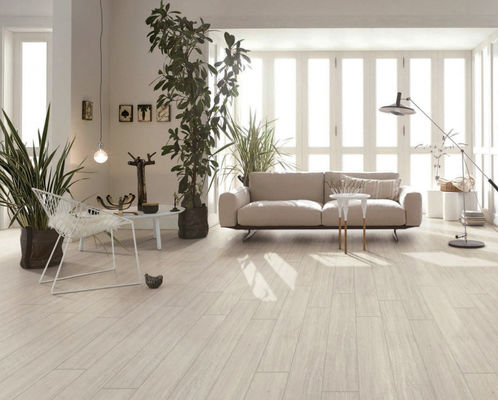tuile de porcelaine de bois dur de largeur de 9.5mm 15cm, tuiles en bois en céramique d'effet de longueur de 90cm