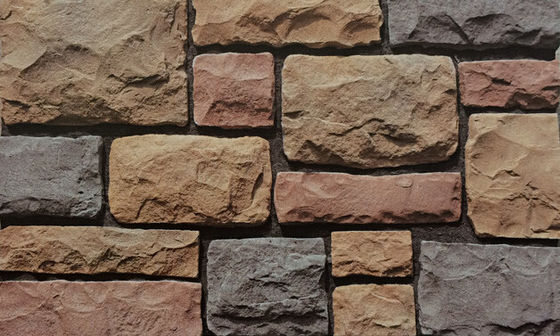Ciment à l'épreuve du feu, faisceau de pierre de 14 mm, beige, blanc, orange, qualité AAA