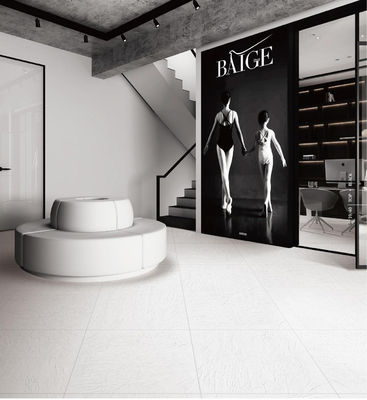 tuiles Matt Bathroom blanc de porcelaine de corps de l'épaisseur 60x120cm de 10mm pleines 600x600mm