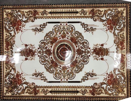 Carreaux de porcelaine blancs Carrara cristalline poli 600x600 mm