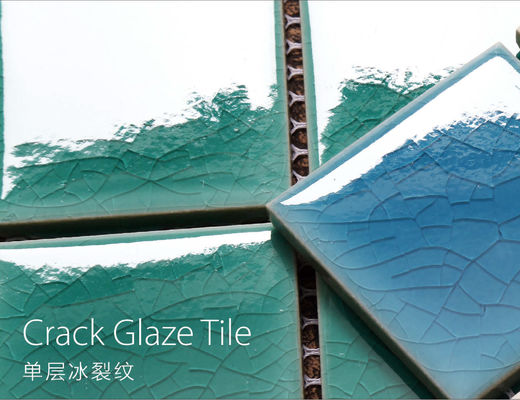 les tuiles de mosaïque de piscine de 0.77kg 303x303mm fendent la preuve décorative vitrée d'alcali