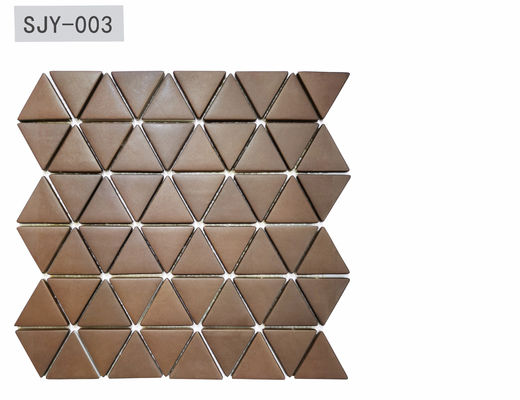 couleur foncée vitrée par métal décoratif 310.5x308mm de plein corps de tuiles de mosaïque de 100Sqm 6mm