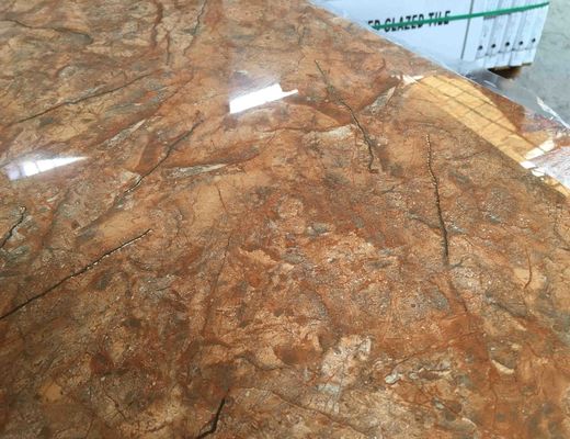 400x800 mm de carreaux de sol et de murs en ligne dorée vitrée et polie
