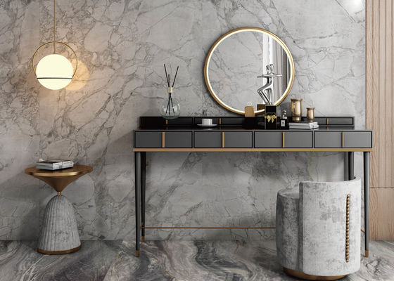 Dalle en pierre frittée de quartz et d'argile blanche 1200x2400mm