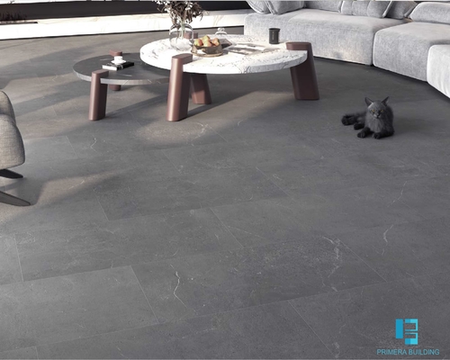 Le revêtement UV de santé imperméabilisent le plancher en stratifié en bois de parquet du plancher 5.0mm de Spc