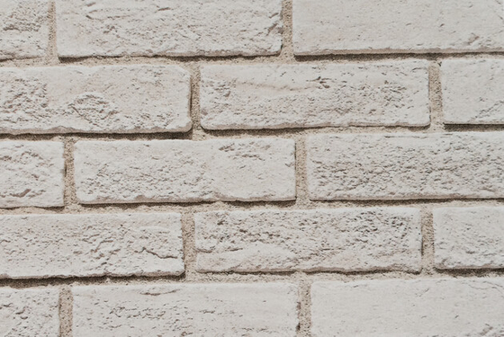 Faux blanc Art Veneer Cultured Stone Brick de GV 60x200mm
