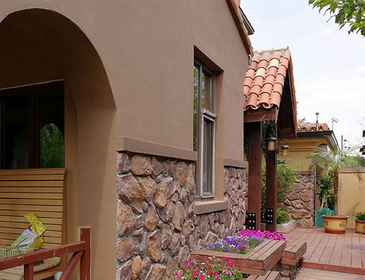 OEM Ciment en brique de pierre cultivée de couleur mixte pour la décoration murale